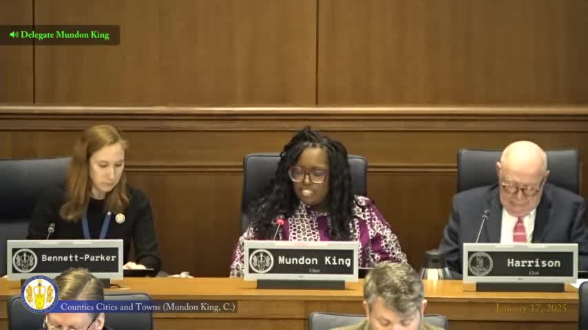 Committee reports and referrals: House Committee on County, Cities and Towns "Votes at a glance"