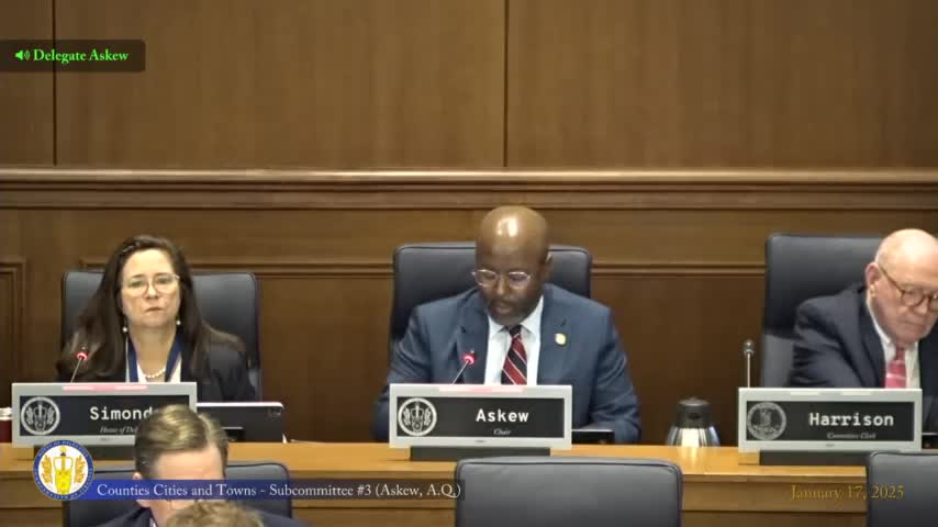 Subcommittee declines to report bill creating centralized reporting, unfunded-mandate review task force