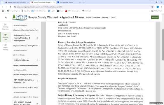 Zoning committee approves Lake Chipewa Campground expansion for 11 additional sites