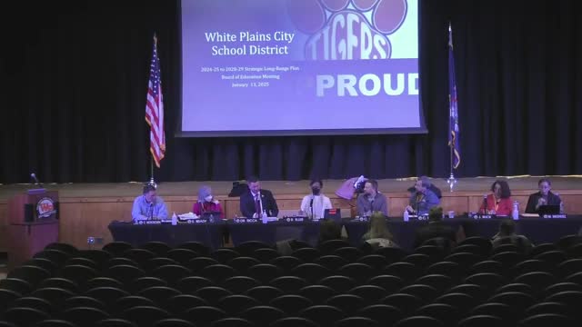 White Plains BOE hears long-range plan, district recommends using reserves to lower 2025–26 tax increase