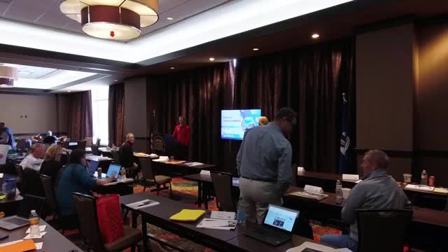 LPSS communications staff brief board on social media, website cleanup and registration campaign