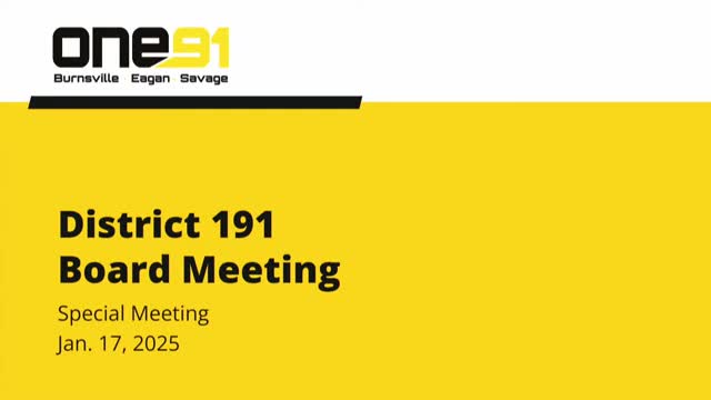 ISD 191 board adopts timeline, application and selection process to fill seat vacated by Mersal