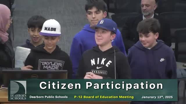 Students, parents press Dearborn Public Schools to add middle school baseball program