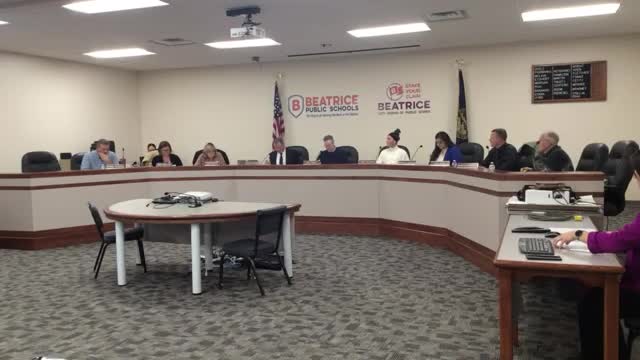 Beatrice school board swears in two new members and elects officers for 2025