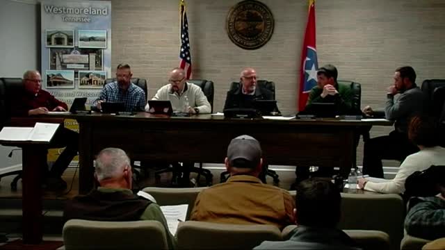 Westmoreland council approves ordinances, waives fees and awards ARPA water bid; license-plate reader agreement approved