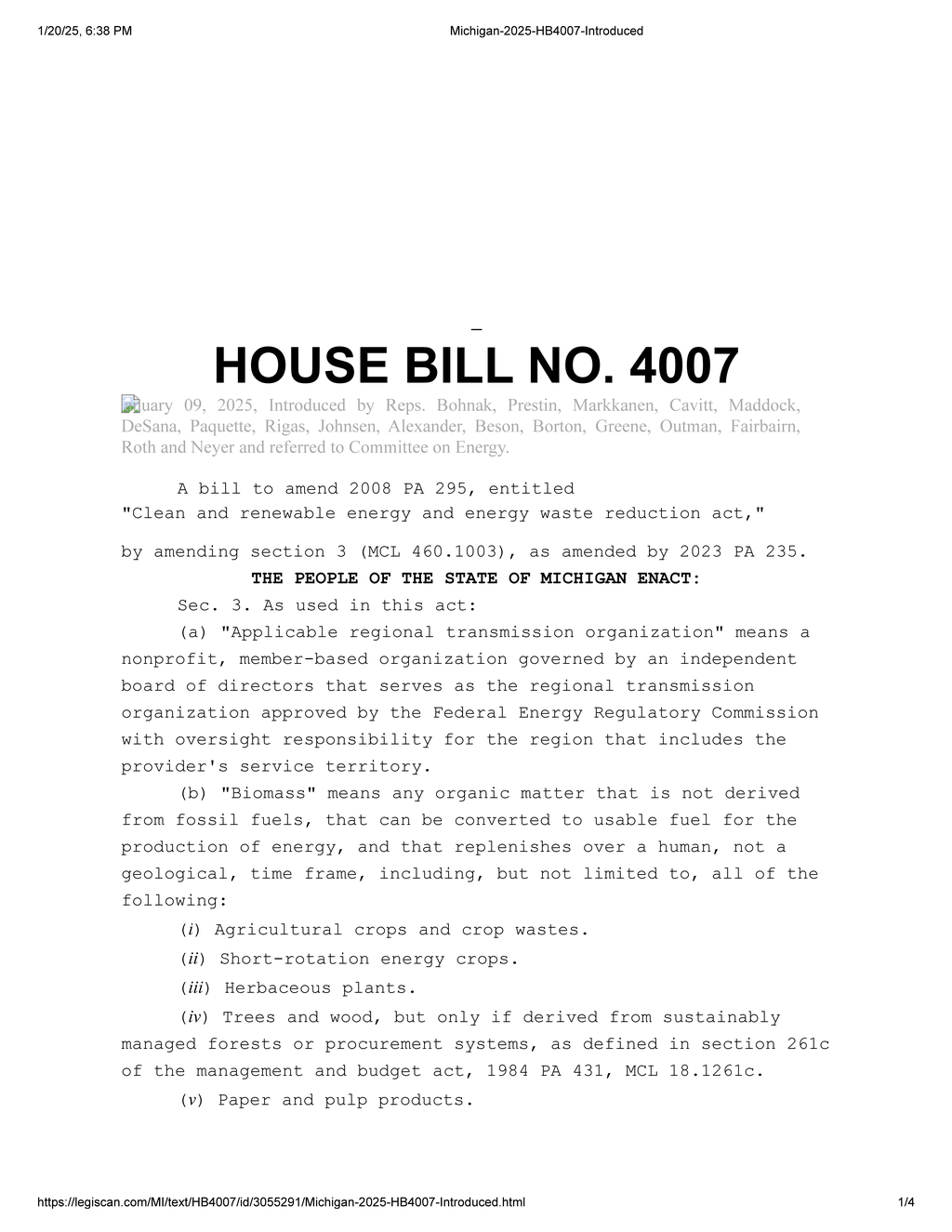 Michigan lawmakers define clean energy standards and carbon capture requirements in new legislation