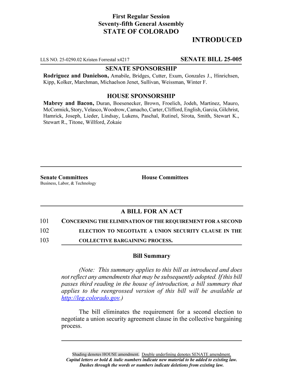 Colorado amends labor laws for all-union agreements in construction industry