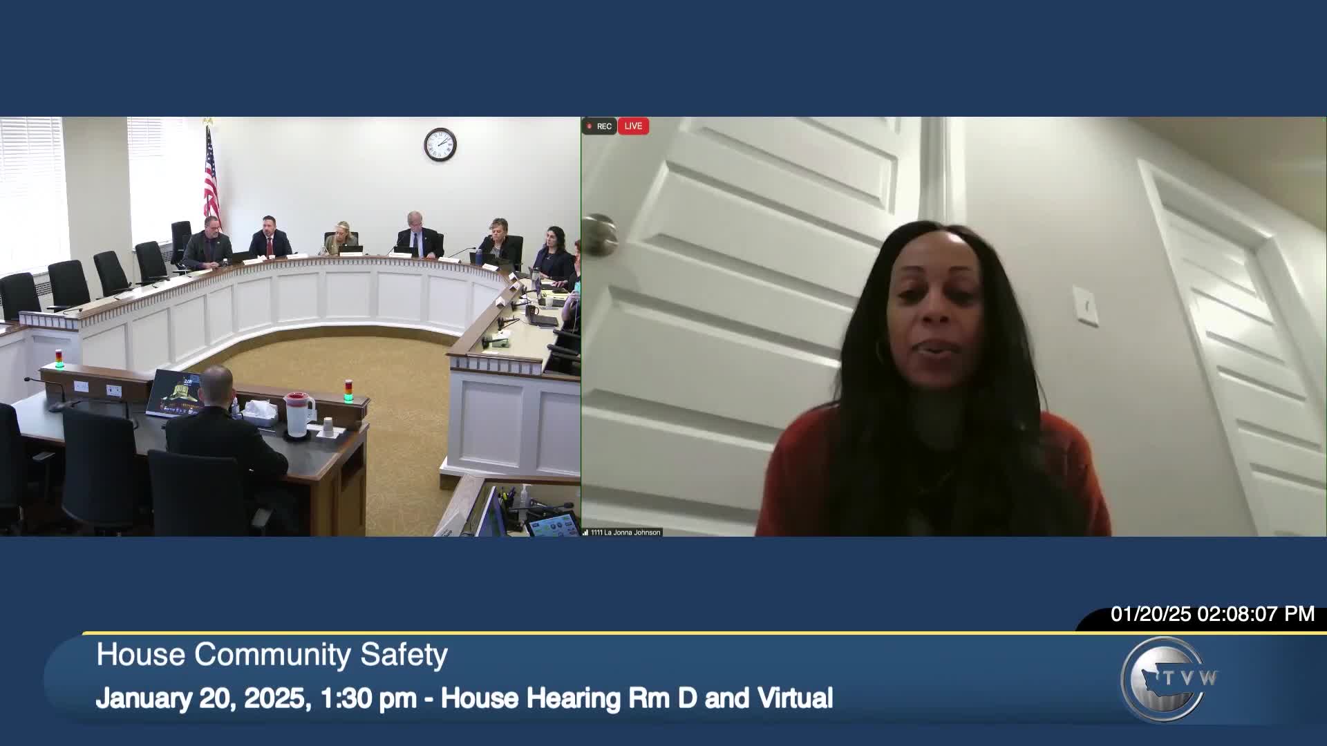 Mother of homicide victim advocates for checks on juvenile rehabilitation in House Bill 1111 hearing