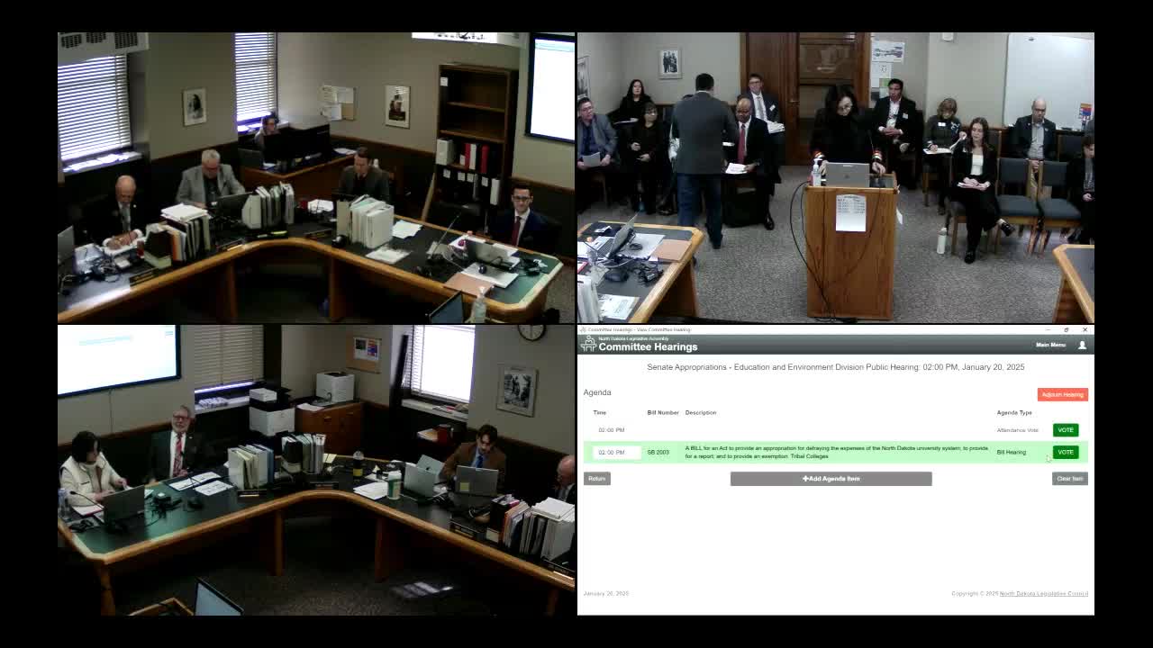 North Dakota tribal colleges ask state to boost non‑beneficiary funding to $1.6 million