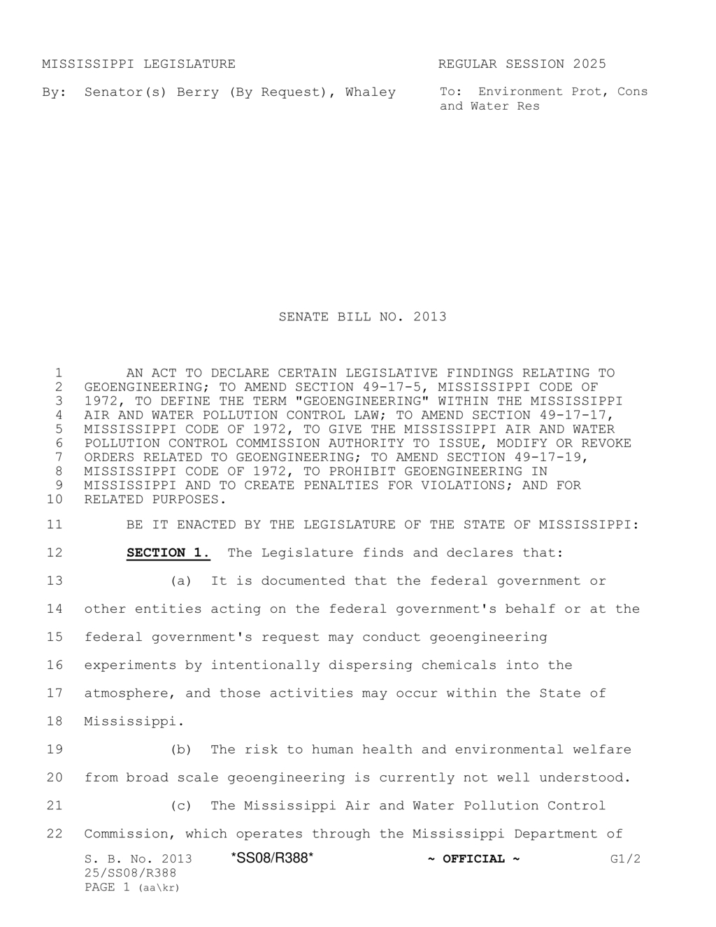 Commission enacts new air and water quality standards to combat pollution