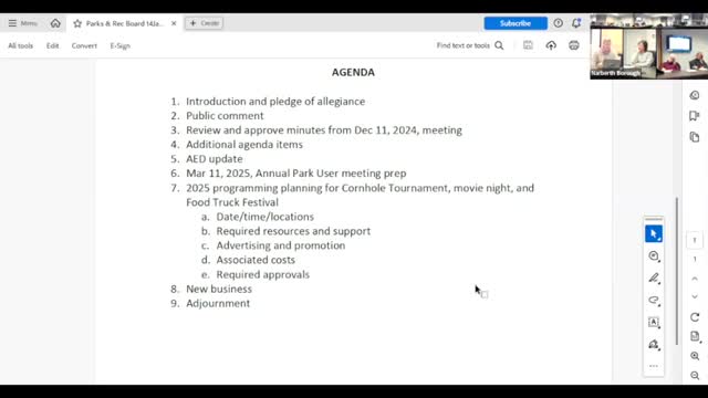 Narberth Parks & Recreation committee approves planning for April movie night, September food-truck festival