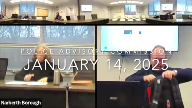 Narberth police advisory committee approves minutes, affirms new charge emphasizing liaison and policy review roles