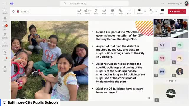 Baltimore school board shifts surplus dates, keeps Southeast middle building and votes to close Edgewood Elementary