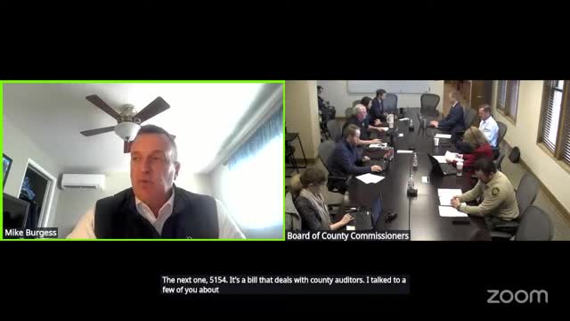 Commissioners flag auditor-authority bill for review; staff to seek clarifying amendment