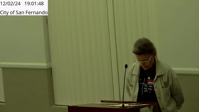 San Fernando residents demand action against neighbor's harassment during city council meeting