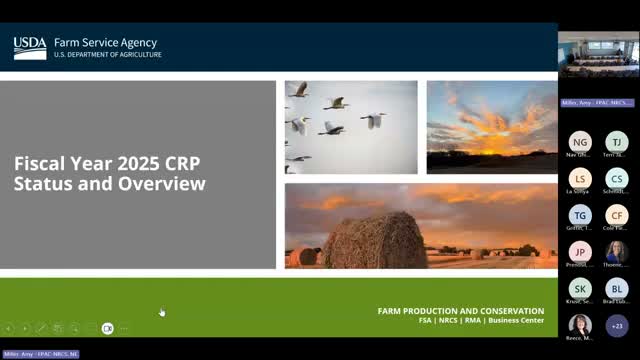 FSA: CRP sign‑ups paused as farm‑bill extension remains unset