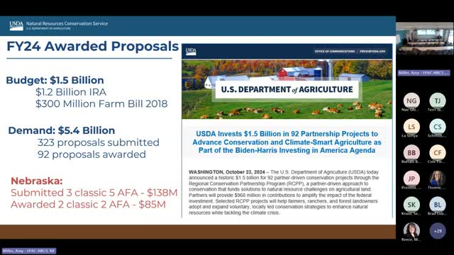 Nebraska wins $85 million in RCPP awards for grasslands, irrigation and tribal projects