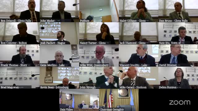 Warren County Board of Supervisors elects chairman for 2025, adopts board rules and hears service announcements