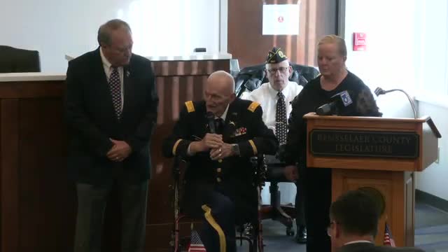 Rensselaer County honors World War II veteran Ken for his heroic service