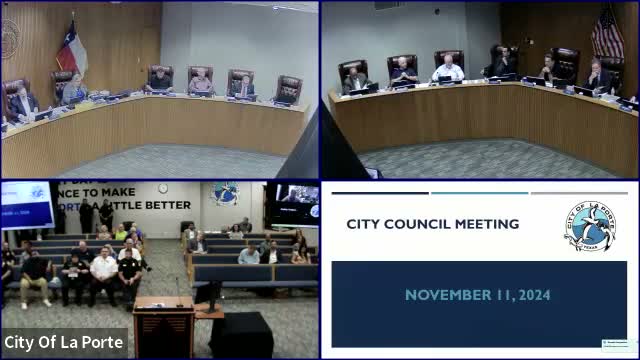 La Porte council approves consent agenda including major purchases and contracts