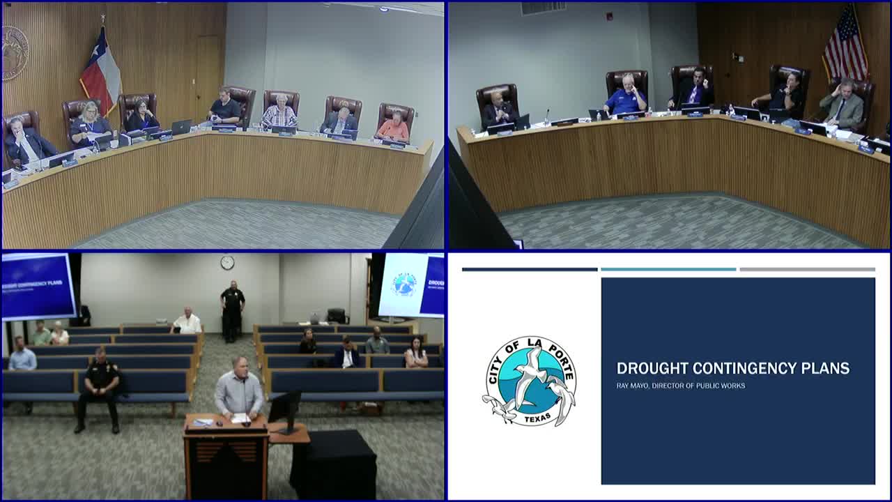 La Porte City Council adopts updated drought contingency plan amid worsening water crisis