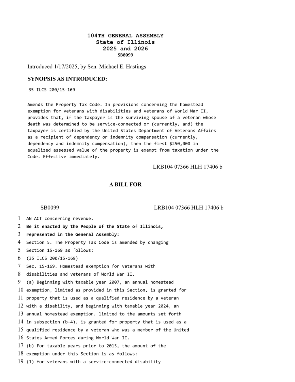 Illinois updates property tax exemption rules for surviving spouses of veterans