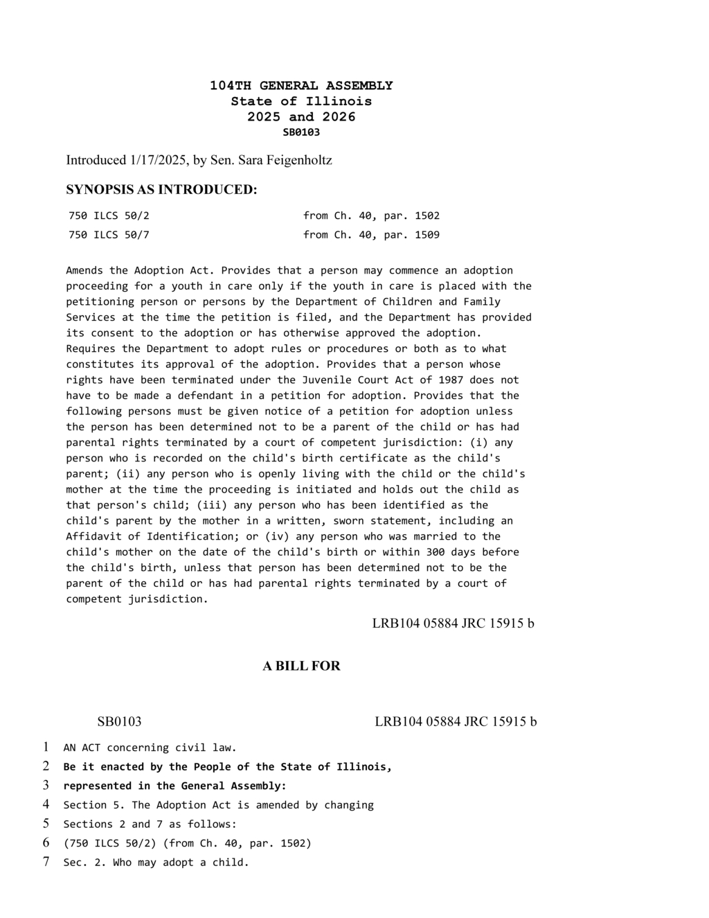 Illinois adoption law clarifies residency and marital status requirements for prospective parents