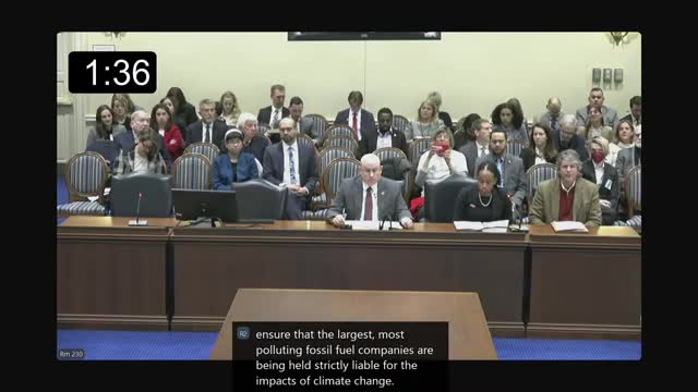 Maryland lawmakers propose RENEW Act to hold fossil fuel companies accountable for climate costs