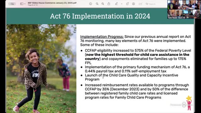 Vermont expands Child Care Financial Assistance Program to highest eligibility in the nation