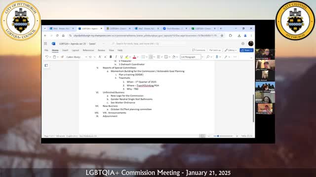 Pittsburgh LGBTQIA+ Commission urges gender-neutral restrooms for new construction and renovations in city facilities