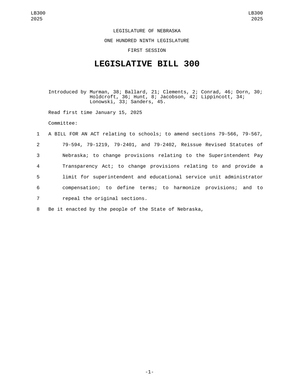 Nebraska enacts law capping school administrator salaries to prevent excessive compensation