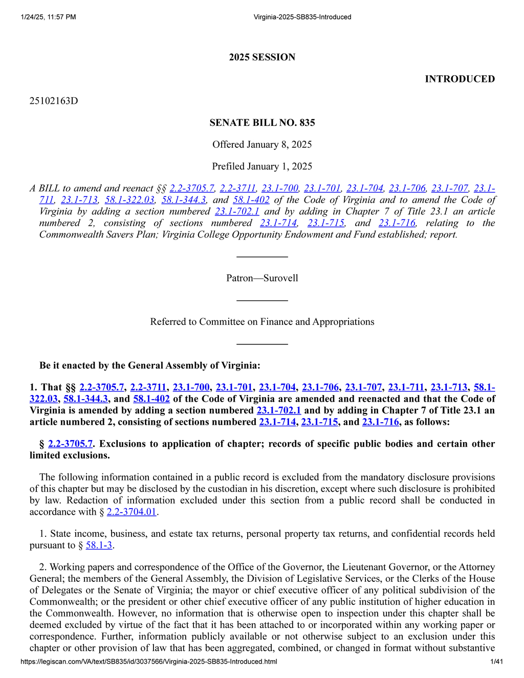 Virginia addresses ABLE savings trust accounts in new legislation on disability benefits