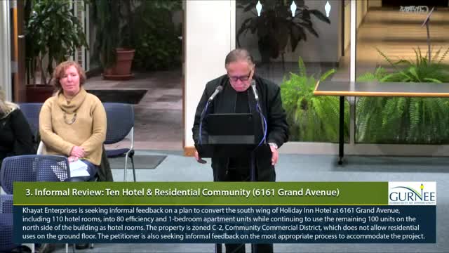 Gurnee officials unveil plans to transform former Holiday Inn into community gem