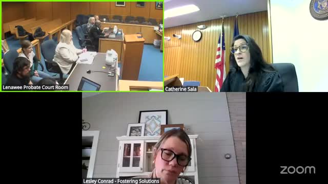 Court discusses expanded parenting time, breastfeeding limits tied to THC screens and family-team meeting