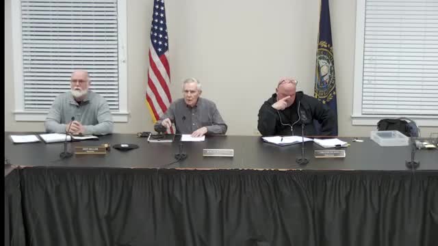 Road agent reports equipment repairs, cardboard baler outage and leaf cleanup