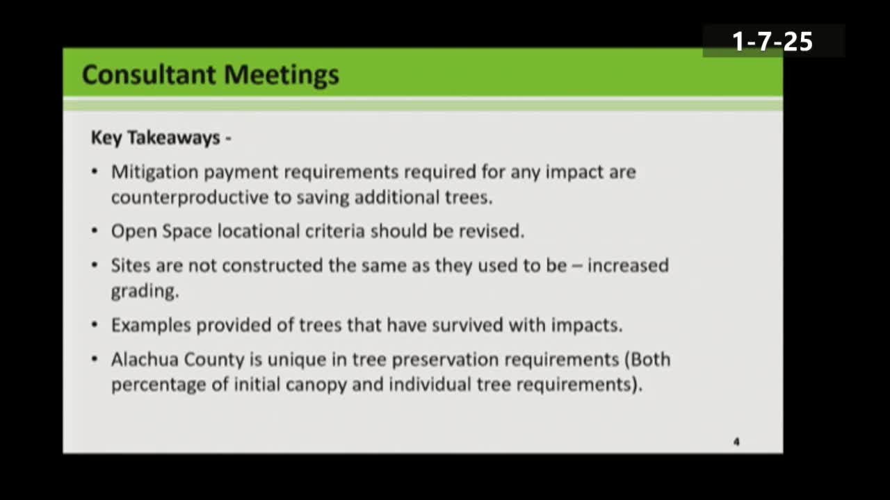 Commissioners direct code revisions on tree protection, approve pursuit of urban canopy inventory and monitoring