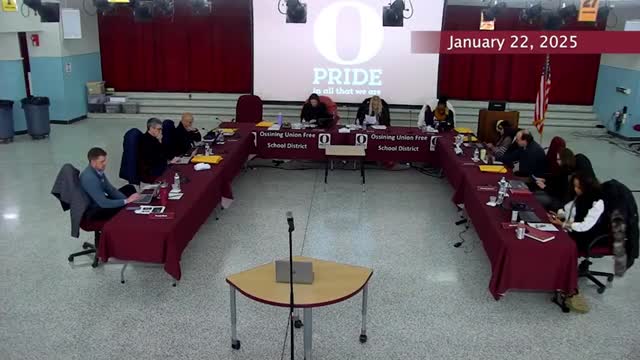 Votes at a glance: Ossining UFSD board actions on Jan. 22, 2025 (consent items, personnel and policy first readings)
