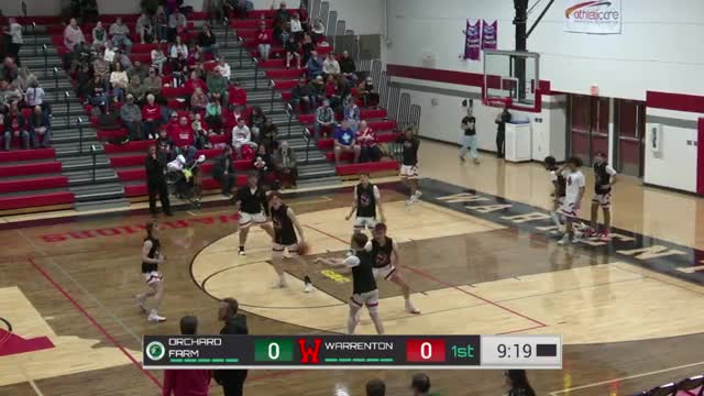 Orchard Farm boys beat Warrington 63-47