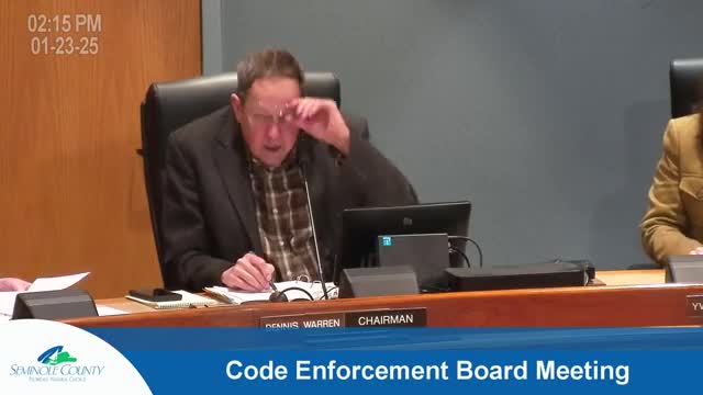 Seminole County code enforcement board orders cleanups, sets daily fines for multiple properties