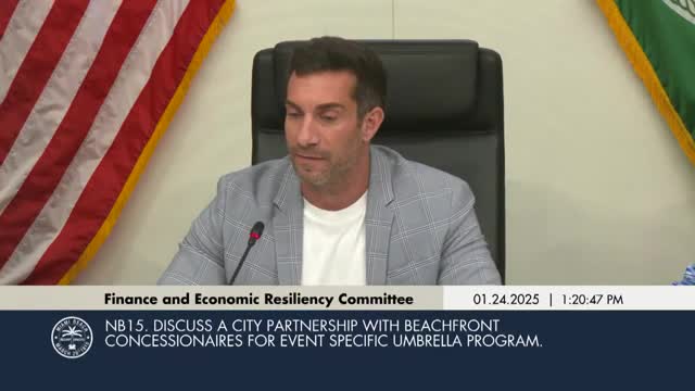 Committee approves pilot specialty‑umbrella program for Pride and Breast Cancer Awareness and to explore sponsorships