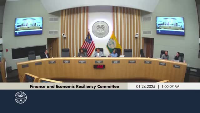 Committee asks staff to return with cost and maintenance estimates for upgraded Washington Avenue sidewalks