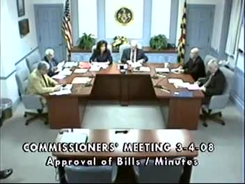 Votes at a glance: March 4, 2008 Saint Mary's County commissioners' actions