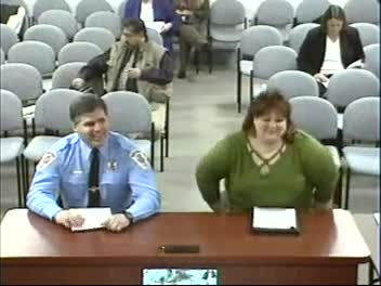 Board signs Police Protection State Aid report showing FY06 actuals and FY07 projection