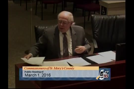 St. Mary's County holds public hearing on code changes for property remediation, civil penalties and ethics disclosures