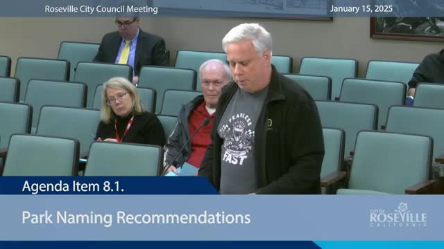 Roseville community considers naming park after beloved former mayor FC Rocky Rockham