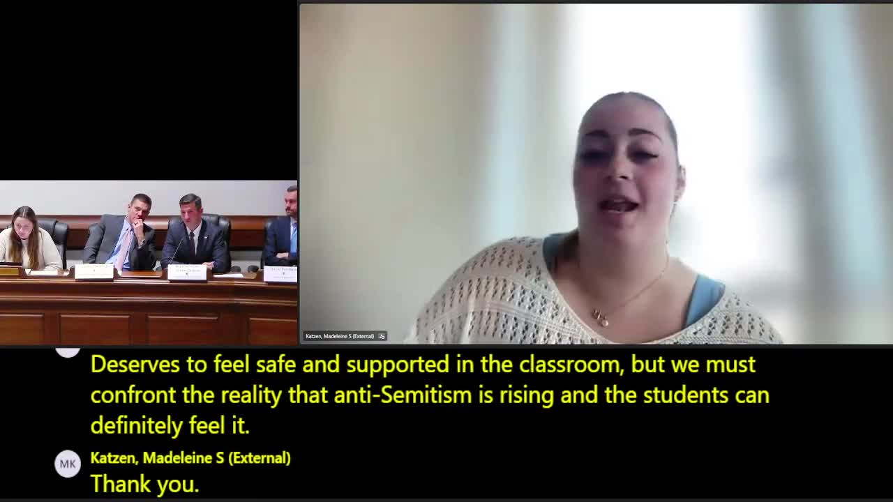 Commissioners commend student for courage in confronting antisemitism and online hate
