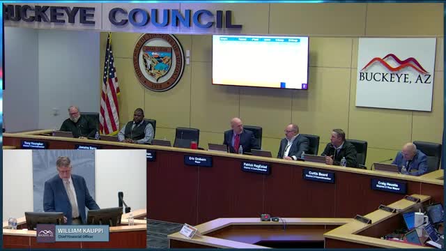 City of Buckeye staff present 2025 legislative priorities; water and transportation emphasized