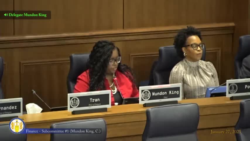 Finance Subcommittee No.1: votes and procedural actions at a glance