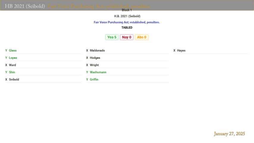 Subcommittee approves bill to extend posthumous publicity rights, add protections for digital replicas