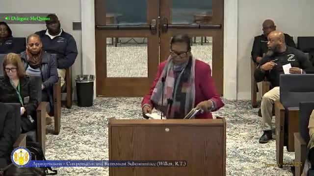 Panel considers local option to extend enhanced retirement to juvenile detention specialists; action postponed